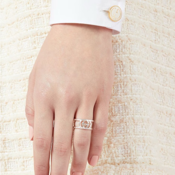 Gucci Interlocking Wide Open Band - Picture 3 of 7